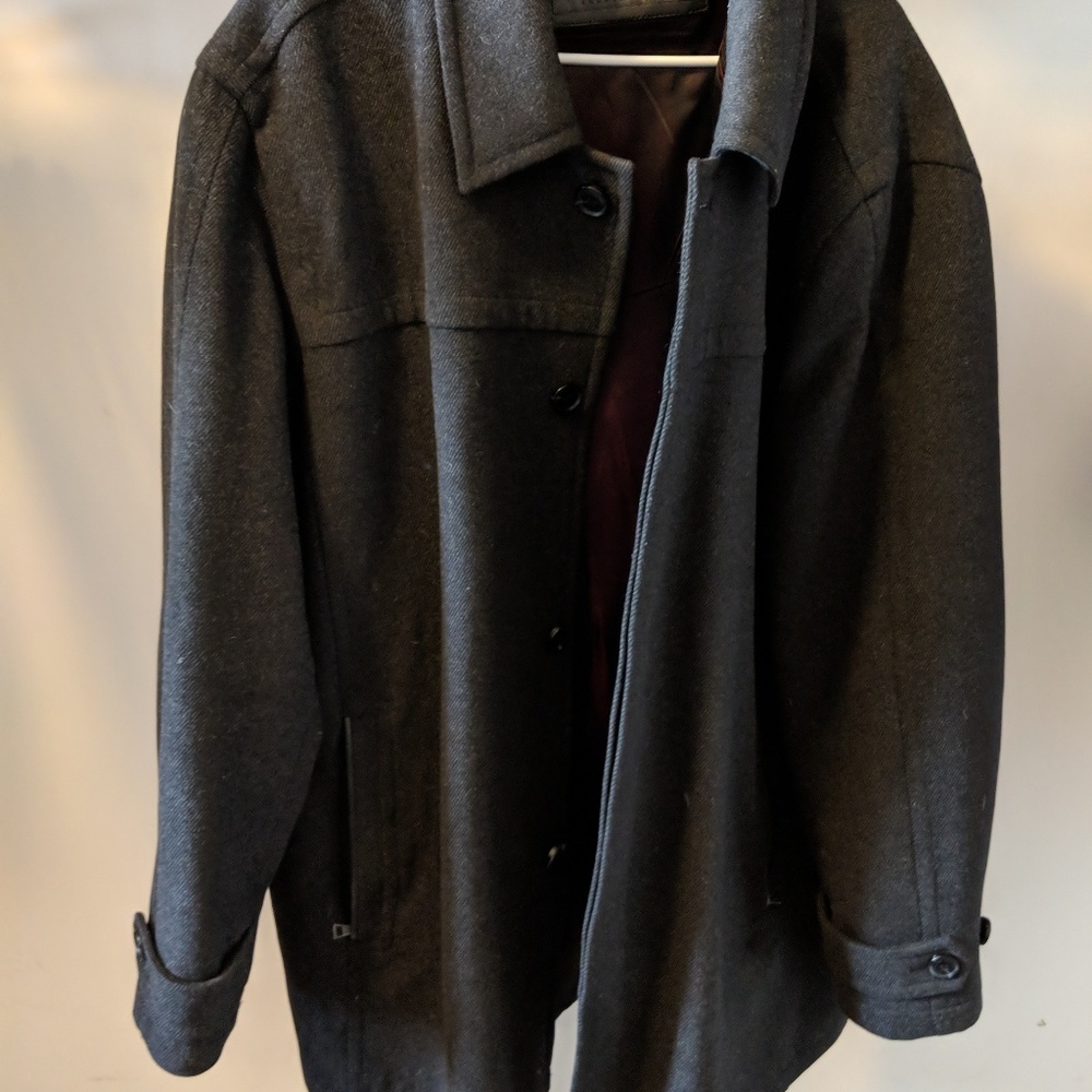 Andrew Marc New York gray wool winter jacket
